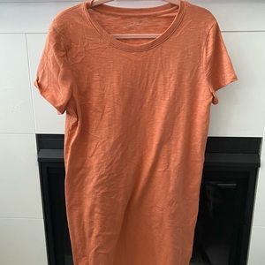 Burnt Orange T Shirt Dress